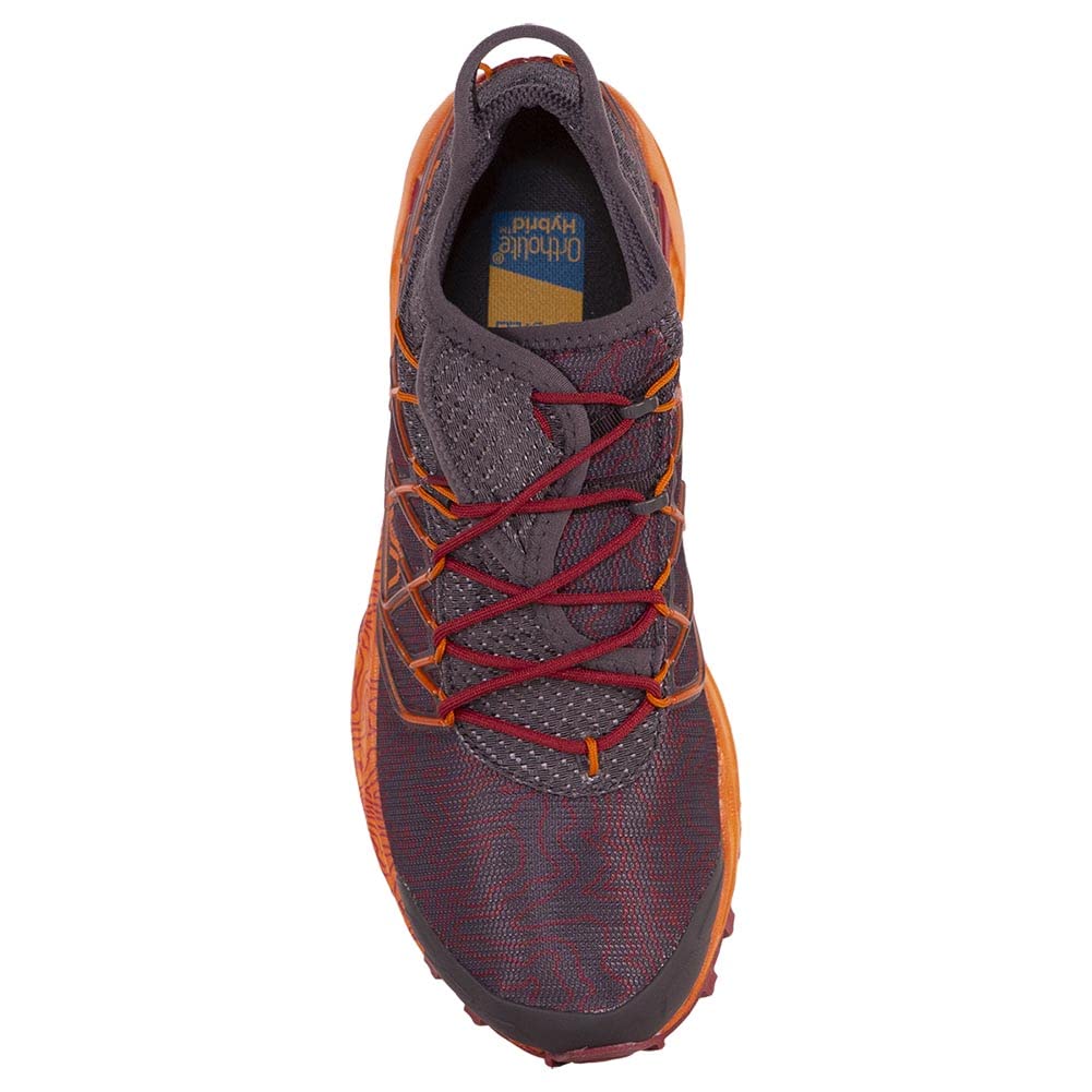 La Sportiva Men's Mutant Trail Running Shoe, Carbon/Hawaiian Sun, 10.5