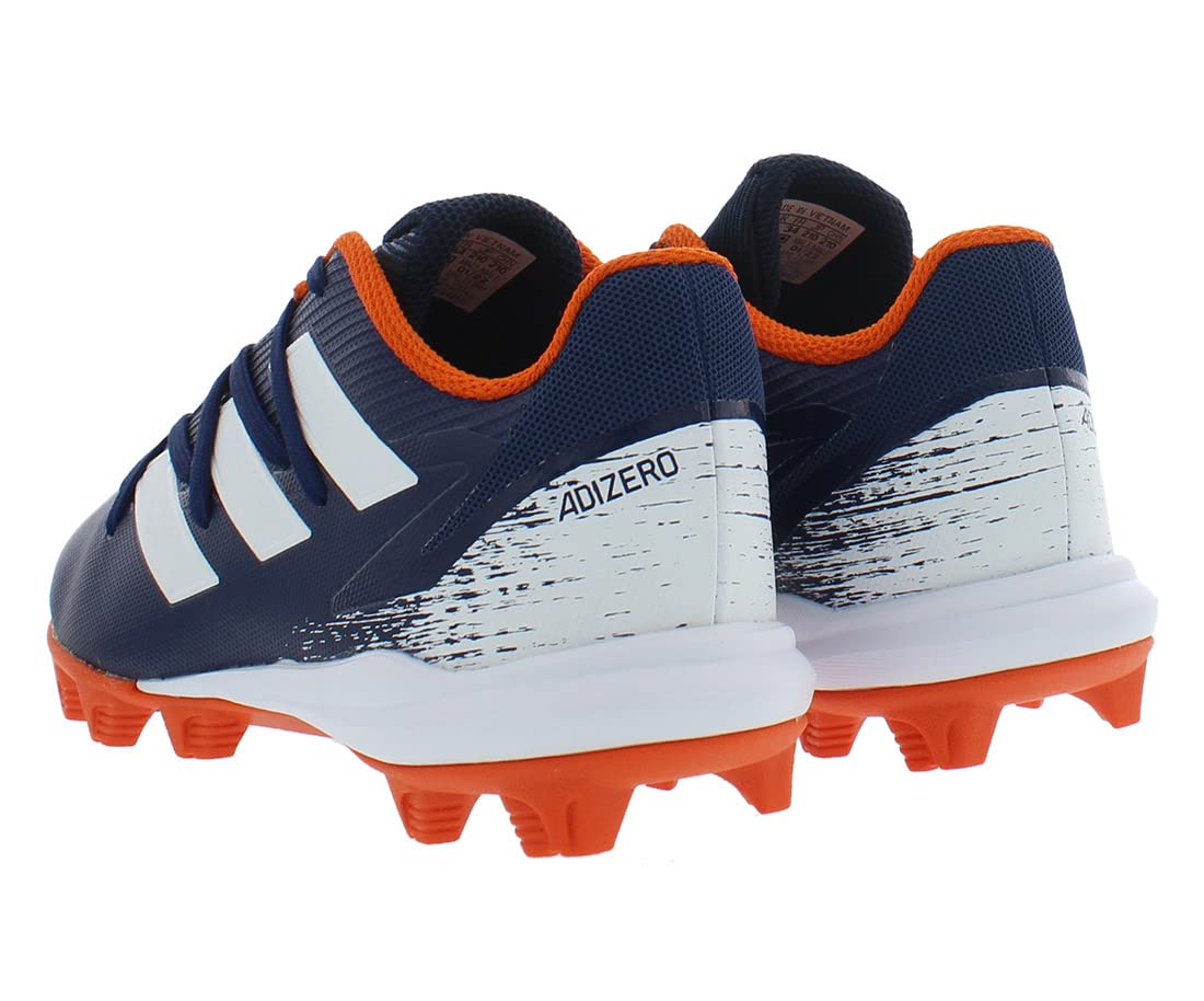 adidas Afterburner 8 MD K Navy Blue/Orange/White 5.5