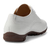 Marc Joseph New York® Pacific Golf Shoes for Women – Leather Construction – Synthetic Outsole – Almond Toe White Grainy 7 M