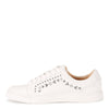 Frye Women's Ivy Studded Low Lace Sneaker, White - 8.5M