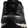 Skechers Men's Afterburn M. Fit Fashion Sneakers – Leather Upper, Memory Foam Insole, Rubber Outsole, Charcoal/Black, 14 X-Wide