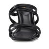 MICHAEL Michael Kors Corrine Sandals for Women - Leather Upper - Synthetic Lining - Synthetic Insole Black 8.5 M