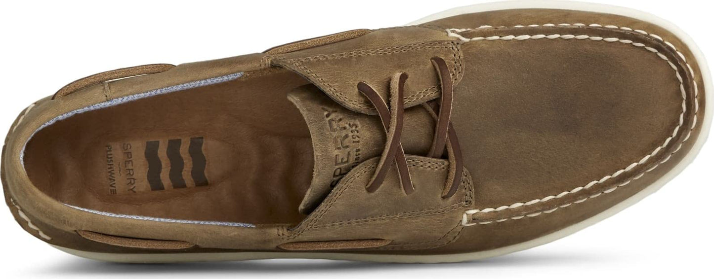 Sperry mens Billfish Plushwave Sneaker, Light Coffee, 9 US
