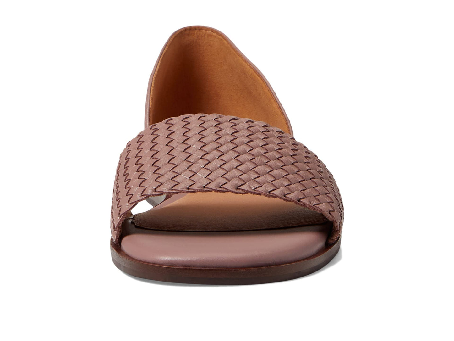 Madewell The Nelda D'Orsay Flat: Woven Edition Warm Thistle 7.5 M
