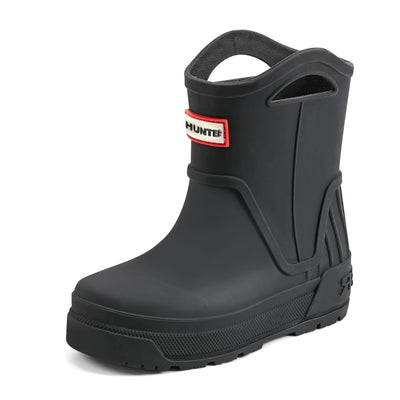 Hunter Kids Georgey Waterproof, Black, 10 Little Kid