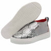 HEYDUDE Women's Peyton Snake Grey, Size 11 | Women’s Loafers | Women’s Slip On Shoes | Comfortable & Light-Weight