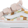 Vans - Toddlers Old Skool V Sneakers with Fastner, Color Pastel Block Multi/True White, Size: 7 M US Toddler