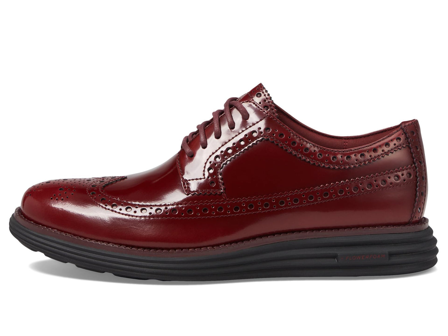 Cole Haan Men's Originalgrand Remastered Longwing Oxford, Bloodstone/Syrah Brush-Off/Black, 9.5 Wide
