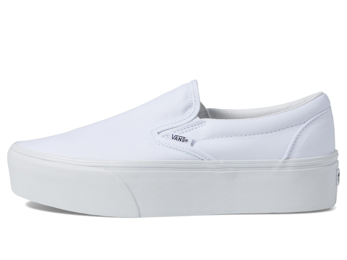 Vans Men's Slip-On Stackform, Canvas True White, Size 5