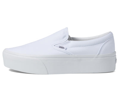 Vans Men's Slip-On Stackform, Canvas True White, Size 5