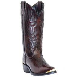 Laredo mens Mccomb Leather Synthetic western boots, Cherry, 13 US
