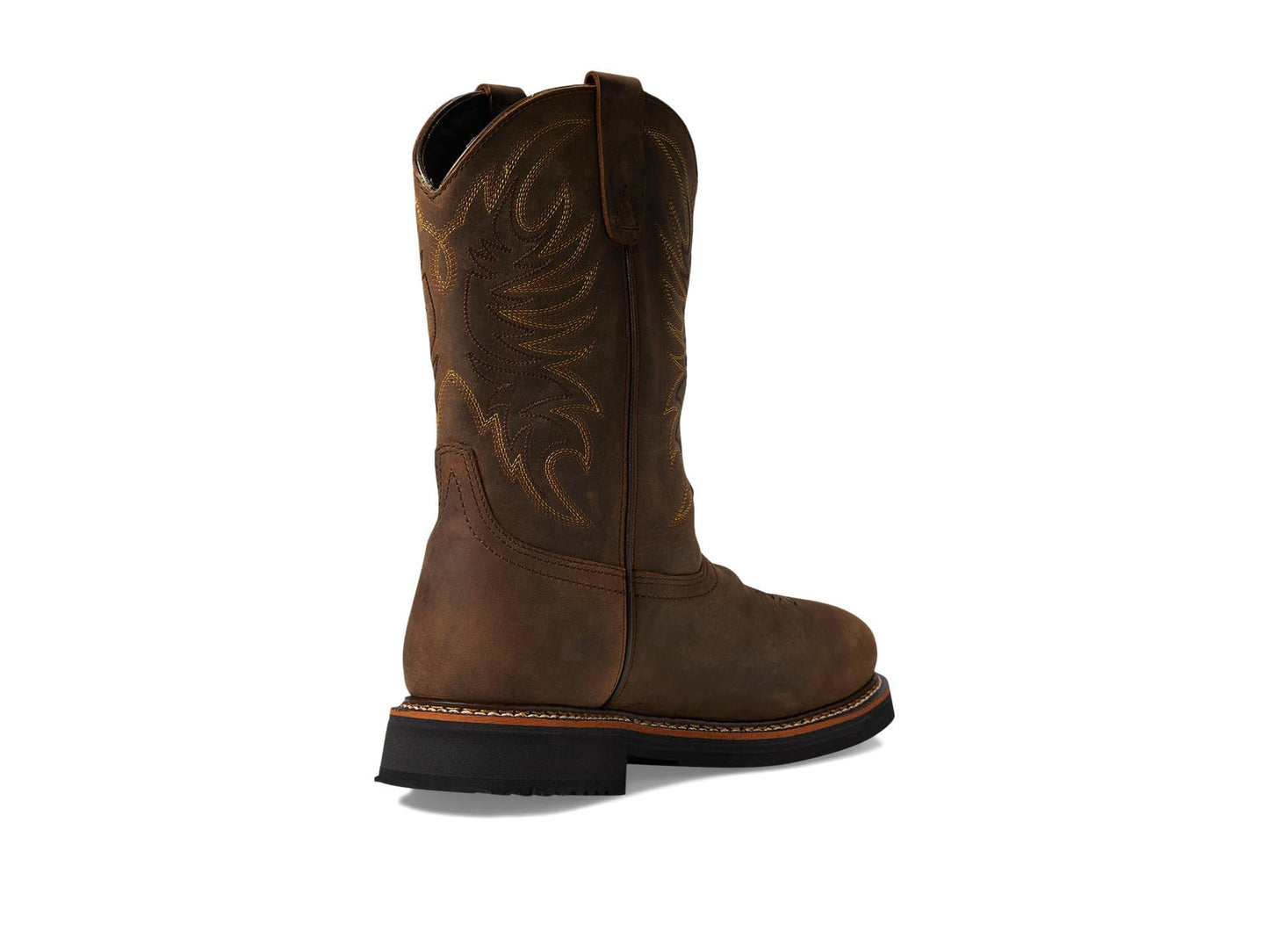 Thorogood Men's 804-4337 Western Work 11" Waterproof Square Toe Western Boot, Crazy Horse - 8.5 D