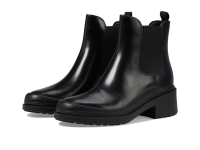 Cole Haan Women's Grand Ambition Westerly Bootie Black Box Calf Leather 8.5 Medium