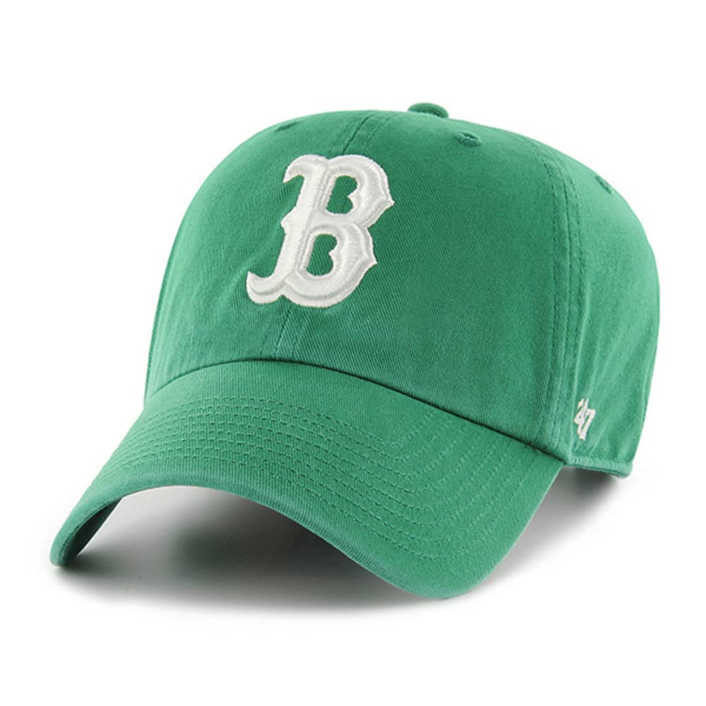 47 Boston Red Sox Clean Up Dad Hat Baseball Cap - Kelly Green