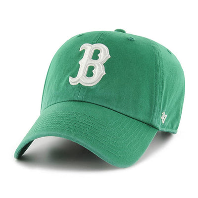 47 Boston Red Sox Clean Up Dad Hat Baseball Cap - Kelly Green