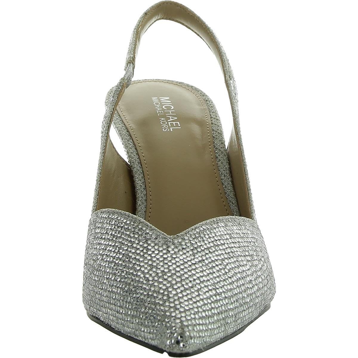 Michael Kors Chelsea Sling Silver 8.5 M