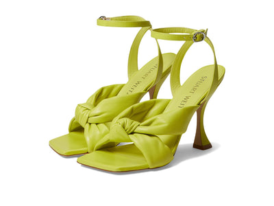 Stuart Weitzman Playa Ankle-Strap 100 Knot Sandal Pistachio 7.5 B