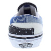 Vans K Classic Slip-On Patchwork (Little Kid) Sneaker, Denim Navy/True White, 11 US Unisex