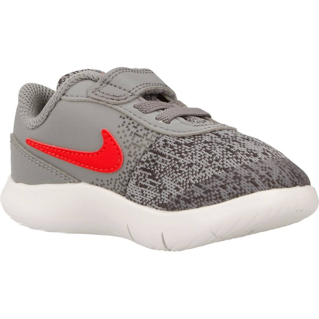 Nike Flex Contact(TDV) (Cool Grey/University Red-anthracite, 8 Toddler)
