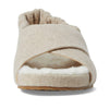 Cole Haan Mojave Crisscross Sandal Oatmeal Wool 9.5 B (M)