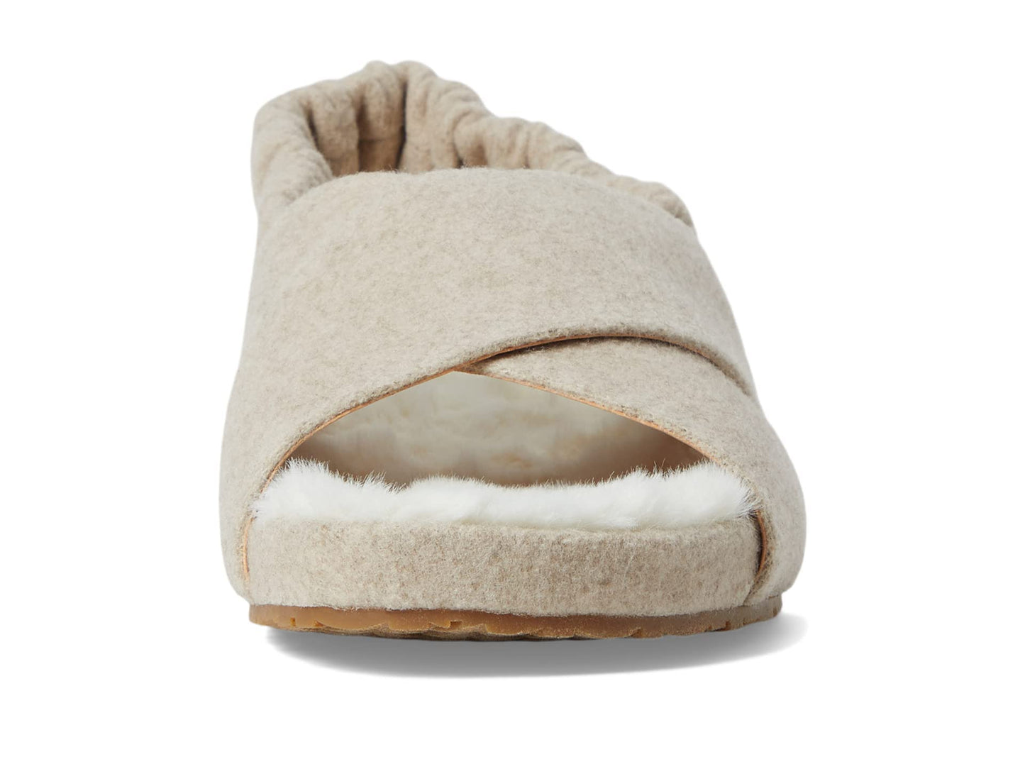 Cole Haan Mojave Crisscross Sandal Oatmeal Wool 9.5 B (M)