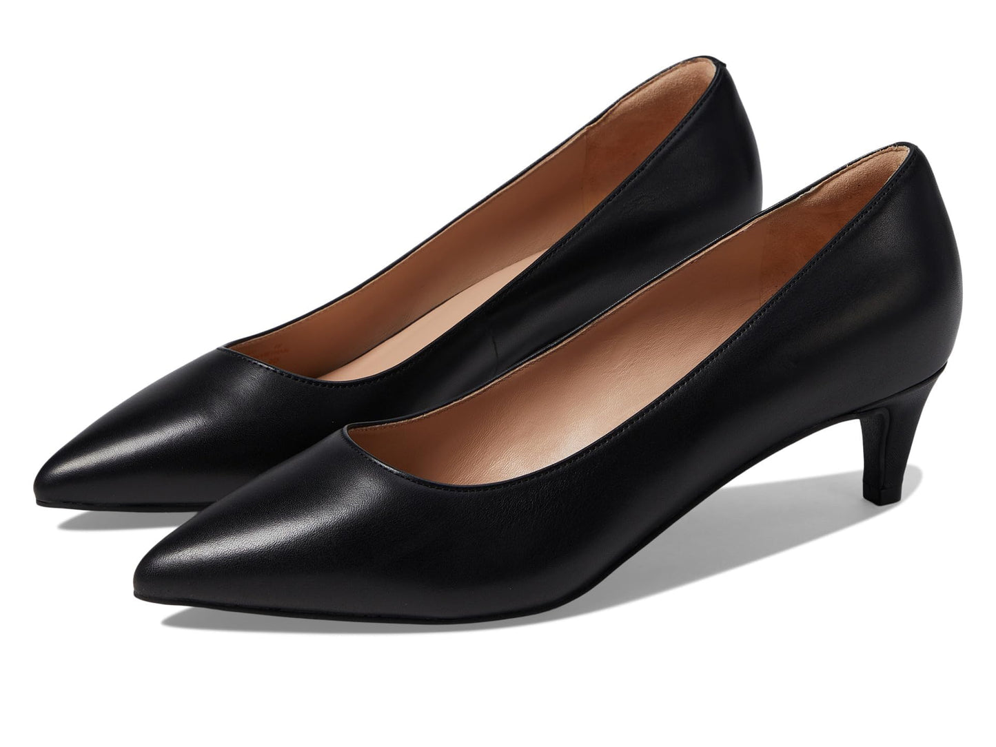 Cole Haan Women's Vandam Pump 45 mm Black Leather Waterproof 10.5 Medium