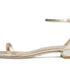 Stuart Weitzman Nudistcurve Pearl Flat Sandal Platino 7 B