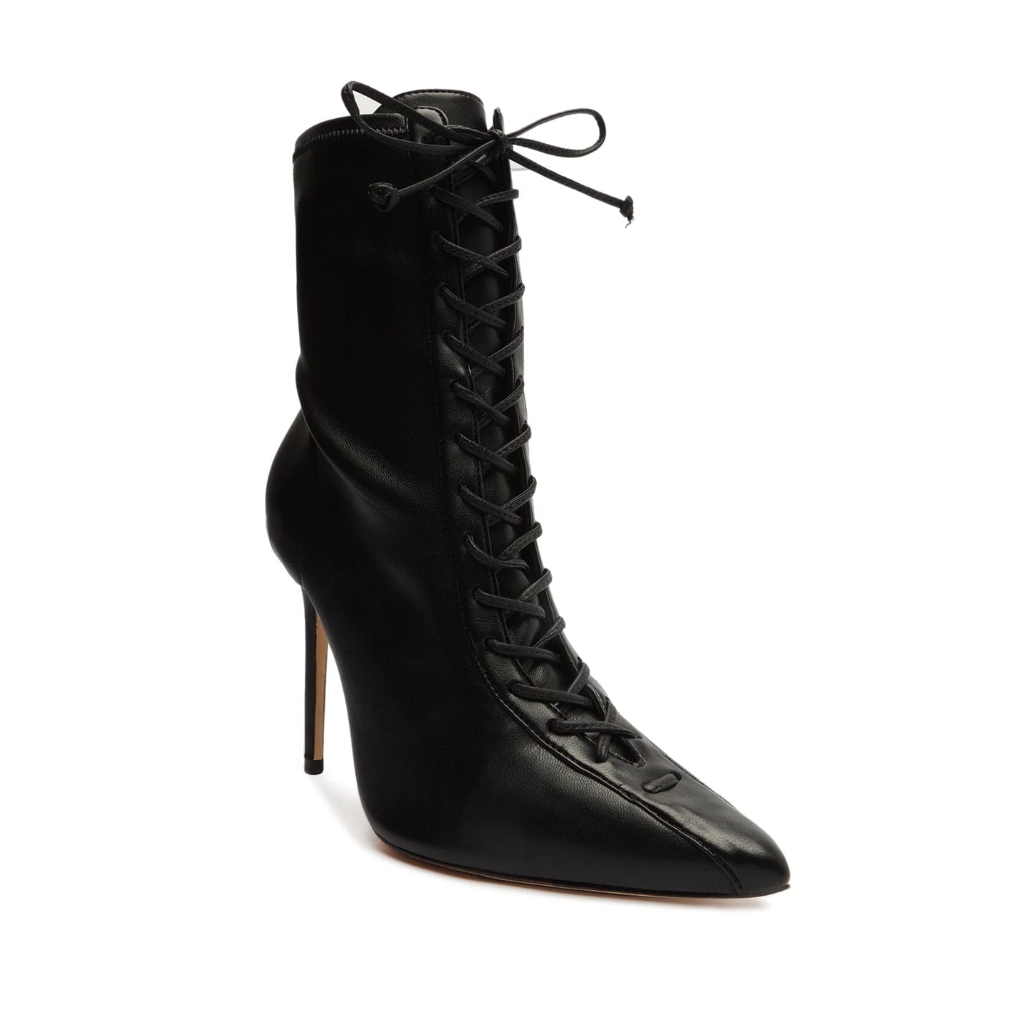 SCHUTZ Women's Tennie High-Heeled Leather Bootie