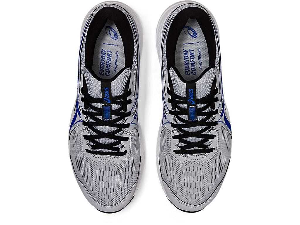 ASICS Men's Gel-Contend 7 Piedmont Grey/Asics Blue Running Shoe 8 M US