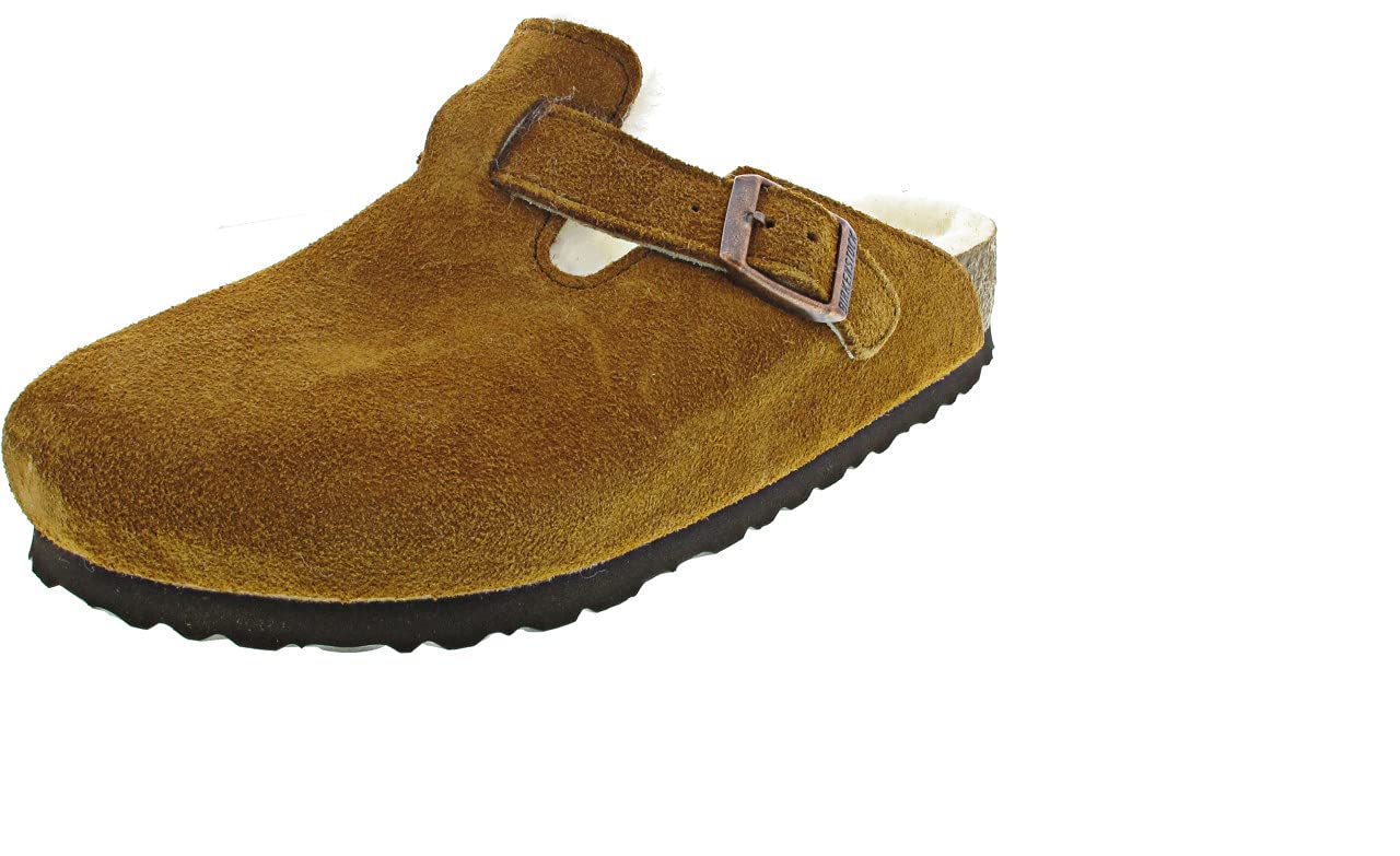 Birkenstock 1001140139 Boston Shearling Mink/Bei 39