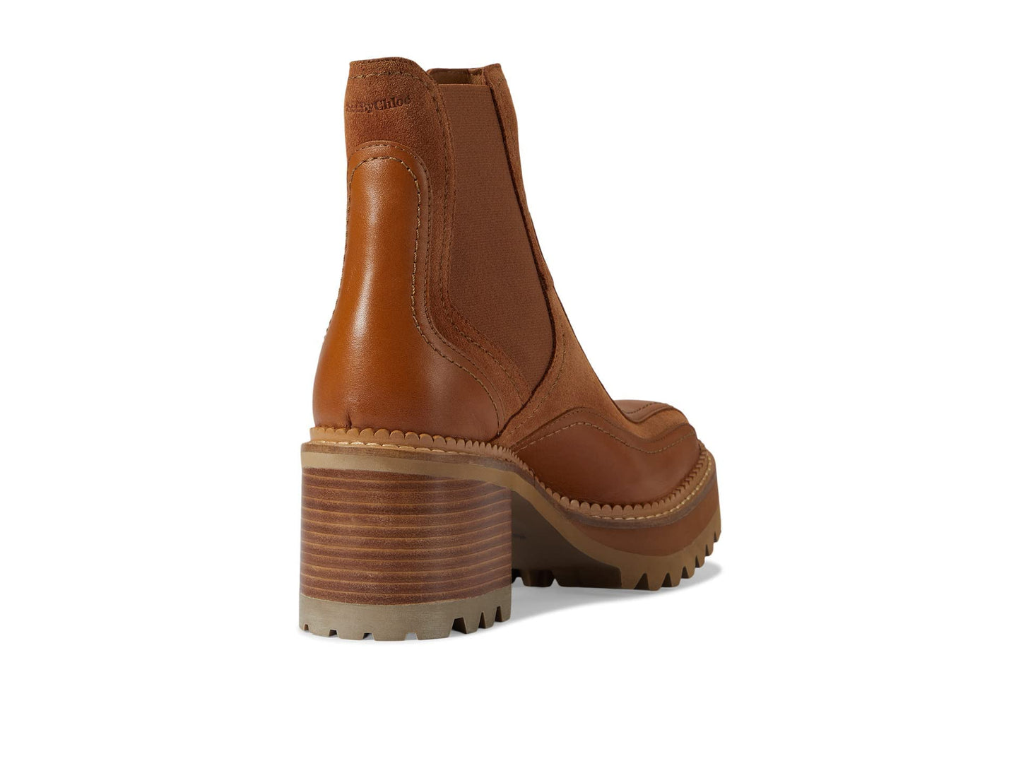 See by Chloe Dayna Ankle Bootie Tan EU 38 (US Women's 8) M