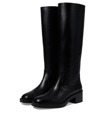 Stuart Weitzman Womens Kaia Knee-High Boot, Black, 8.5, Medium