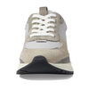 Madewell Kickoff Trainer Sneakers in Leather and (Re) sourced Nylon Stone Multi/Grey Neutral 8 M