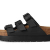 Birkenstock Female Papillio by Birkenstock Florida Platform - Vegan Black Women 7-7.5