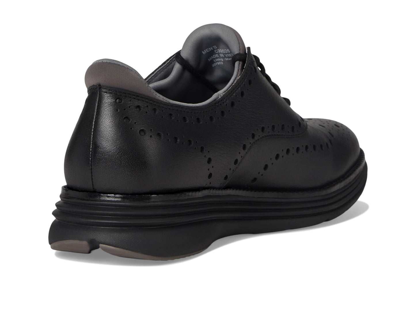 Cole Haan Men's Originalgrand Ultra Wing Oxfords, Black/Black/Pavement Wp, 12-M US