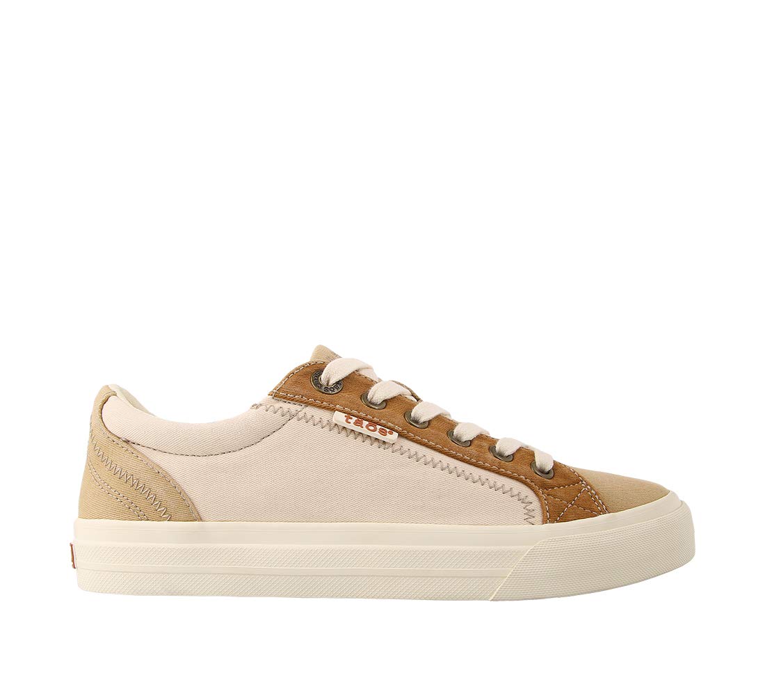 Taos Plim Soul Women's Sneaker-Stylish Platform Sneaker with Curves & Pods Removable Footbed, Arch Support, Classic Design for Everyday Fashion, All Day Comfort Tan Multi 7 (M) US