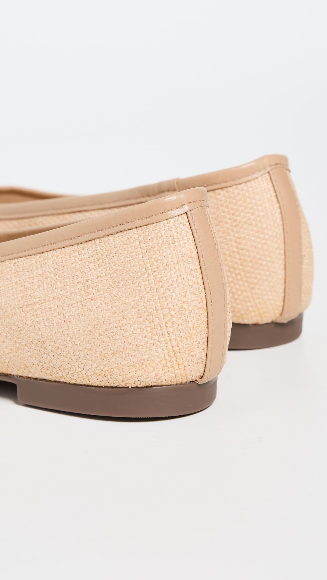 SCHUTZ Women's Arissa Ballet Flats, Raffia, 6.5 Medium US