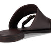 Free People Women's Mila Minimal Flat Sandal Brown 7.5 Medium