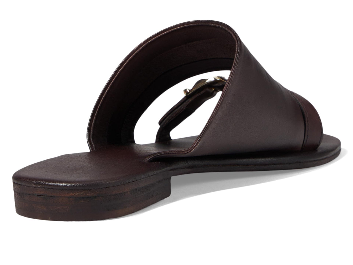 Free People Women's Mila Minimal Flat Sandal Brown 7.5 Medium