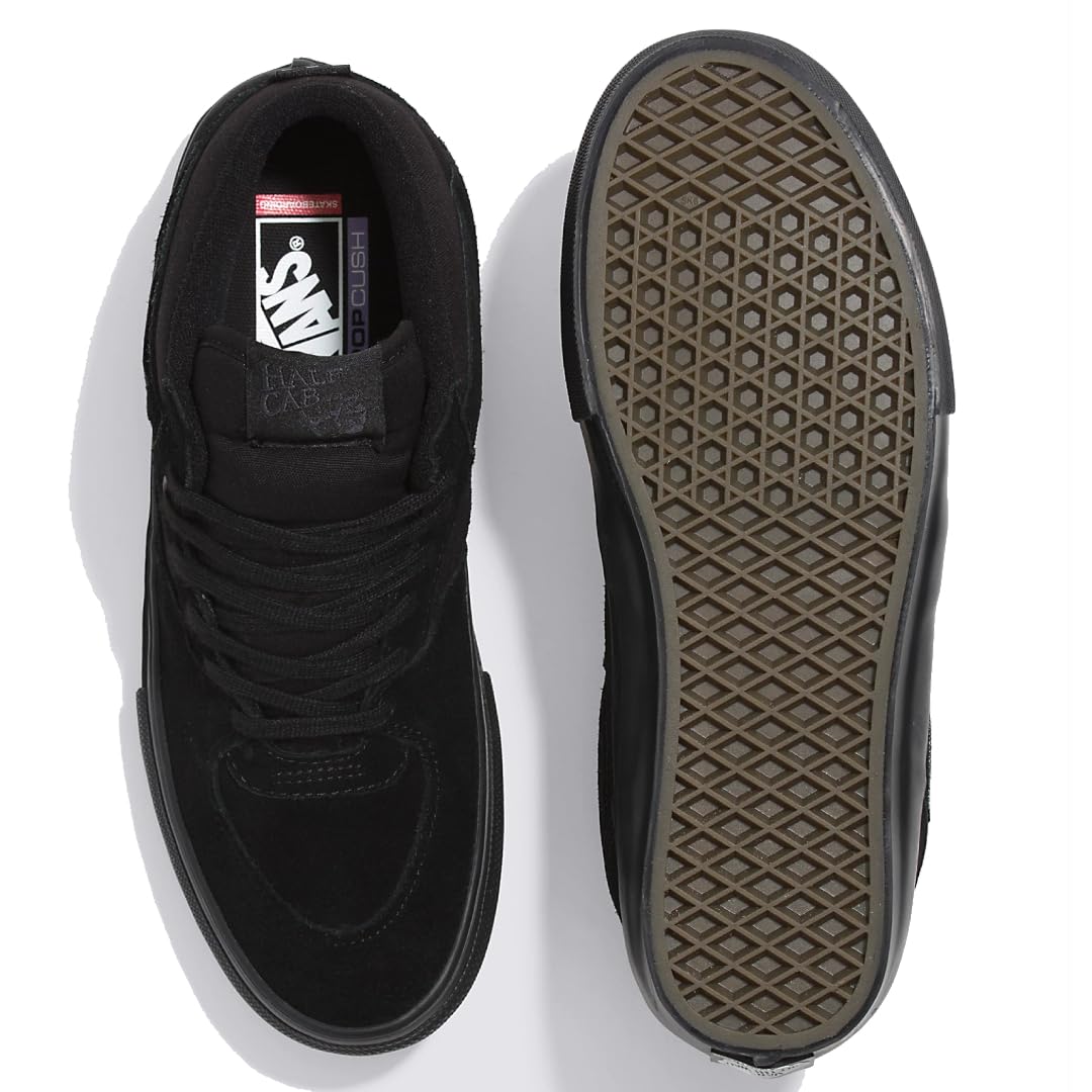 Black Half Cab Vans Skate Suede Shoes