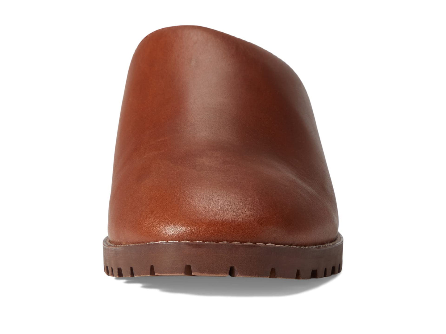 Madewell The Mindy Lugsole Mule in Leather Dried Maple 9 M