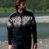 Dale of Norway Norge  100% Norwegian Wool Sweater Small Black