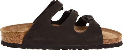 Birkenstock Florida Soft Footbed - Leather Black Oiled Leather 40 (US Women's 9-9.5) Regular