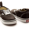 Vans Toddler T Authentic Elastic LACE Black True White Size 9