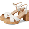 Stuart Weitzman Womens Dayna Platform 80 Cream 8.5 M