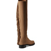 Stuart Weitzman Women's 5050 Bold Fringe Boots Fashion, Camel, 8