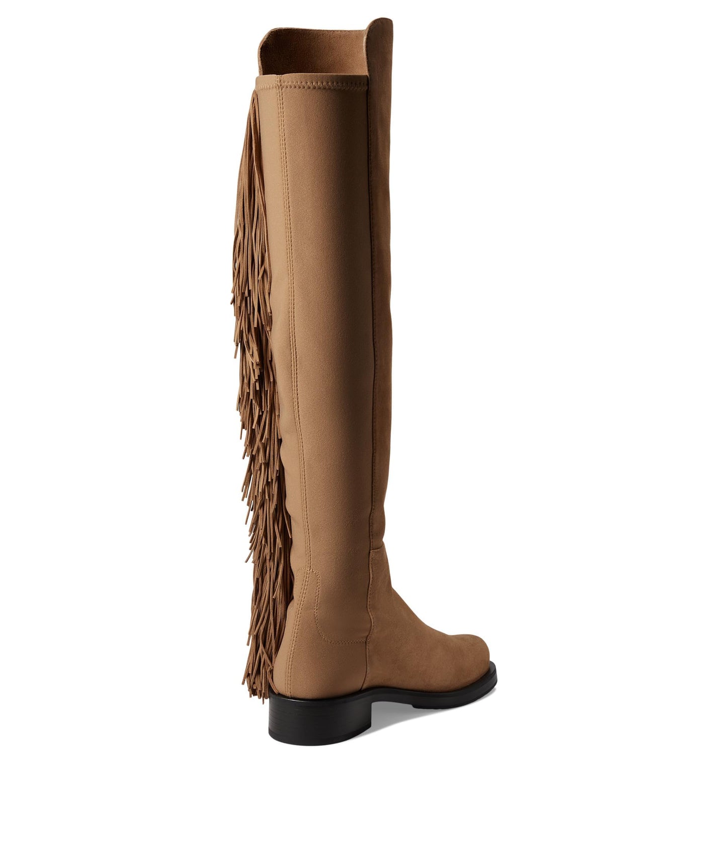 Stuart Weitzman Women's 5050 Bold Fringe Boots Fashion, Camel, 8
