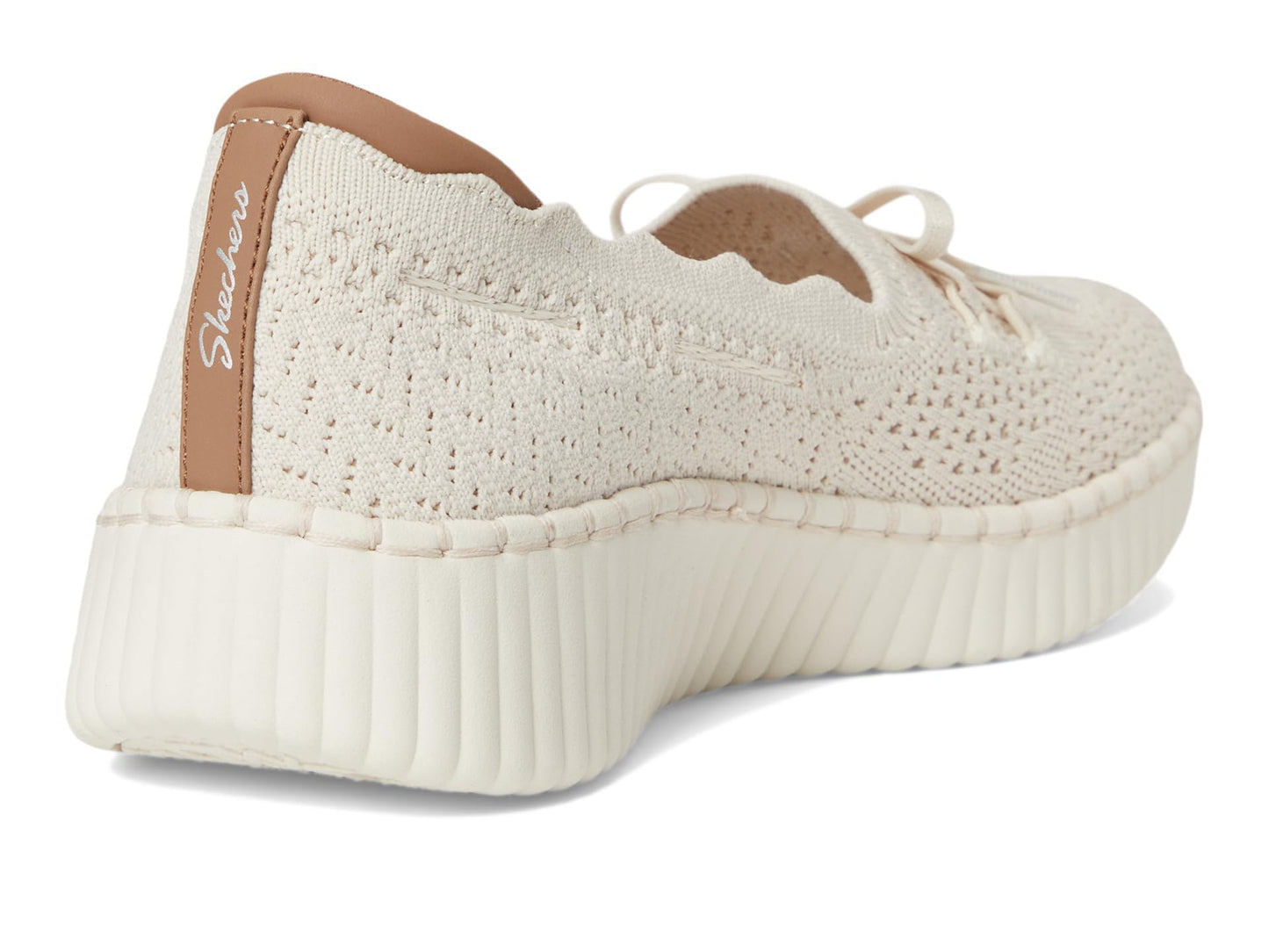 Skechers Women's Wilshire BLVD - Knit Sail, Off White, 9