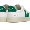 VEJA Women's Campo Sneaker, Extra White/Emeraude, 6.5