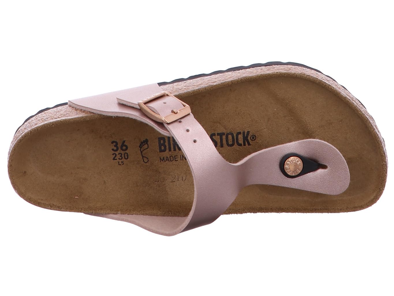 Birkenstock Unisex Gizeh BS Birko-Flor Copper Sandals 9 W / 7 M US
